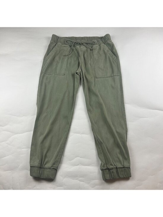 Bella Dahl Pants - Bella Dahl Olive Green Soft Stretch Tencel Jogger Lounge Pant L